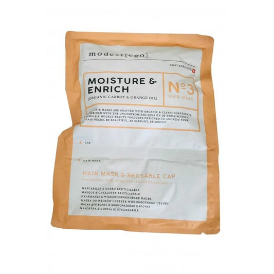 Modest Ego Hair Mask + Cap 20ML Carrot & Orange